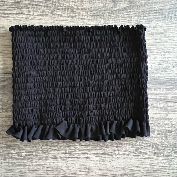 Boohoo Crop Top Black Womens US 6 - Picture 1 of 3